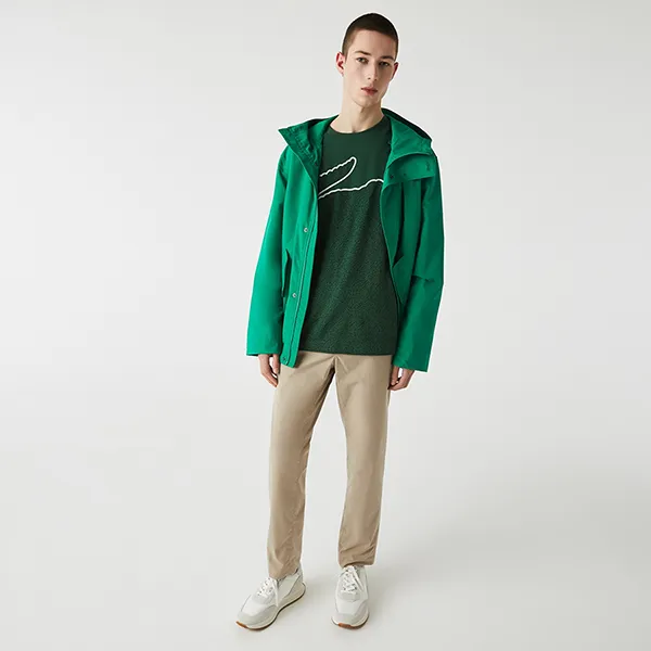 Quần Tây Nam Lacoste Men’s Slim Fit Light Water-Resistant Chinos HH2651 00 C5U Màu Be Size 34 - Thời trang - Vua Hàng Hiệu
