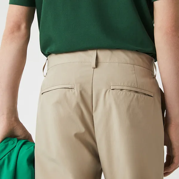 Quần Tây Nam Lacoste Men’s Slim Fit Light Water-Resistant Chinos HH2651 00 C5U Màu Be Size 34 - Thời trang - Vua Hàng Hiệu