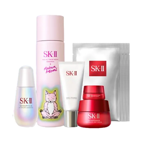 Set Dưỡng Da SK-II Maison Kitsune Limited Edition 6 Món - Mỹ phẩm - Vua Hàng Hiệu