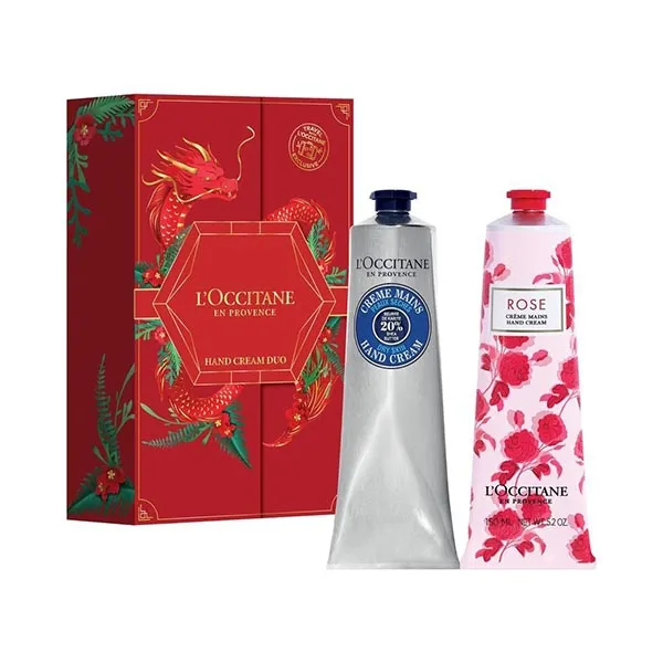 Set Kem Dưỡng Da Tay L'Occitane En Provence Chinese New Year 24 Hand Cream Duo