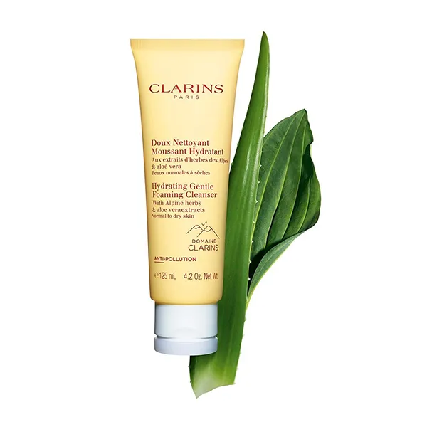 Set Làm Sạch, Cấp Ẩm Cho Da Khô Clarins Limited-Edition Hydrating Cleansing Set 2 Món