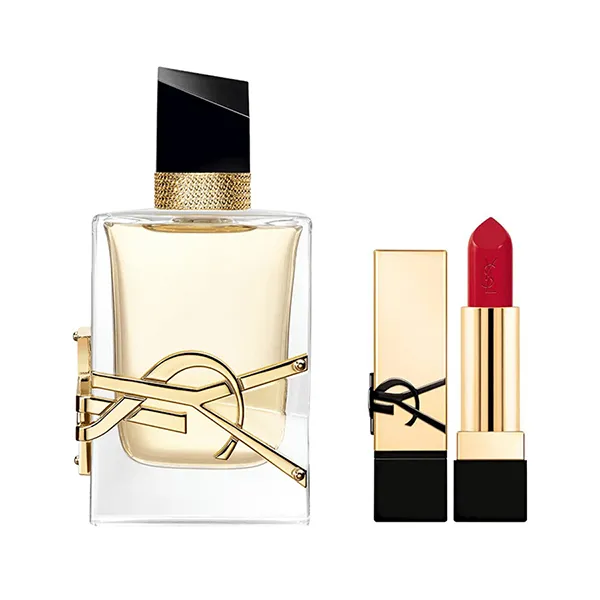 Set Nước Hoa + Son Yves Saint Laurent ( YSL Libre EDP 7.5ml + YSL Rouge Muse Brick Red Đỏ Trầm 1.6g)