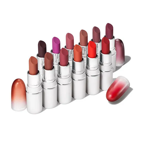 Set Son MAC Lips By The Dozen Mini Powder Kiss Lipstick Set (1.5g x 12) - Son Môi - Vua Hàng Hiệu