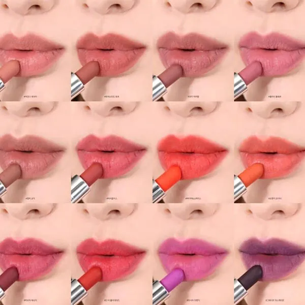 Set Son MAC Lips By The Dozen Mini Powder Kiss Lipstick Set (1.5g x 12) - Son Môi - Vua Hàng Hiệu