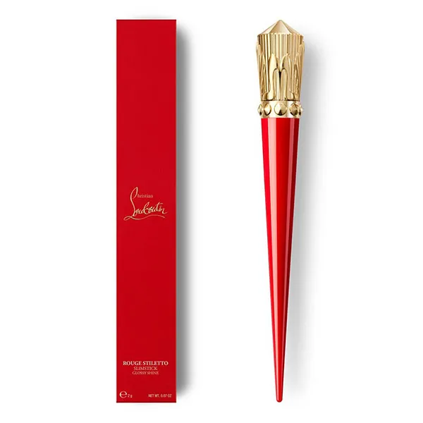 Son Christian Louboutin Rouge Stiletto Glossy Shineshine Lipstick Private Red 111S Màu Đỏ Hồng - Son Môi - Vua Hàng Hiệu