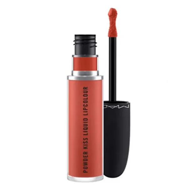 Son Kem Mac Powder Kiss Liquid Lipcolour 974 Rhythm 'N' Roses Màu Đỏ Cam Gạch 5ml - Son Môi - Vua Hàng Hiệu