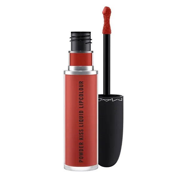 Son MAC Powder Kiss Liquid Lipcolour 991 Devoted To Chili Màu Đỏ Gạch - Son Môi - Vua Hàng Hiệu