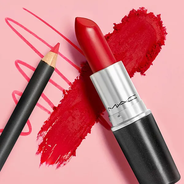 Son Lì MAC Retro Matte Lipstick 707 Ruby Woo Màu Đỏ Thuần