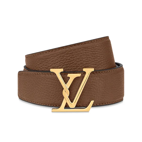 Thắt Lưng Nam Louis Vuitton LV Attract Reversible Belt Màu Nâu Size 95 - 3