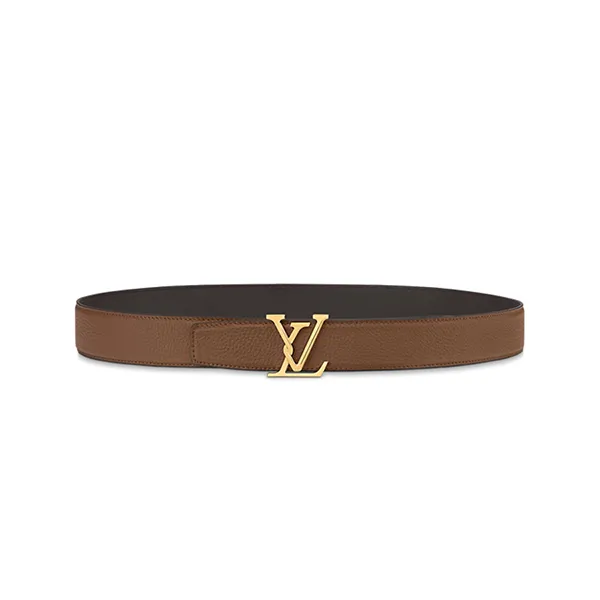 Thắt Lưng Nam Louis Vuitton LV Attract Reversible Belt Màu Nâu Size 95 - 1