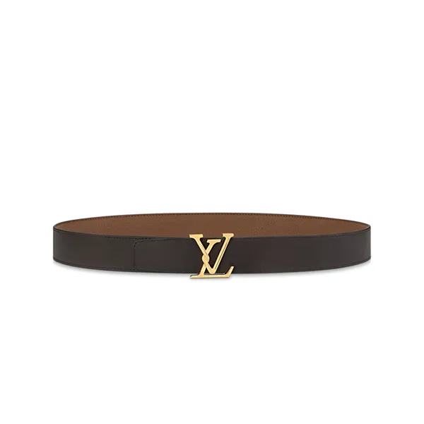 Thắt Lưng Nam Louis Vuitton LV Attract Reversible Belt Màu Nâu Size 95 - 4