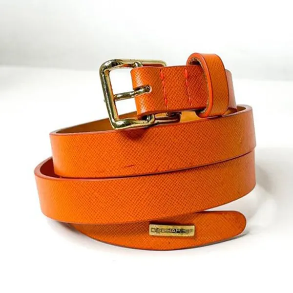 Thắt Lưng Nữ Dsquared2 Leather Belt Màu Cam Size S - Thắt lưng - Vua Hàng Hiệu