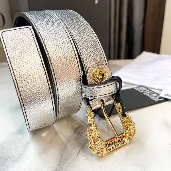 Thắt Lưng Nữ Versace Jeans Couture Belt Other Materials Màu Bạc Size 70 - Thắt lưng - Vua Hàng Hiệu