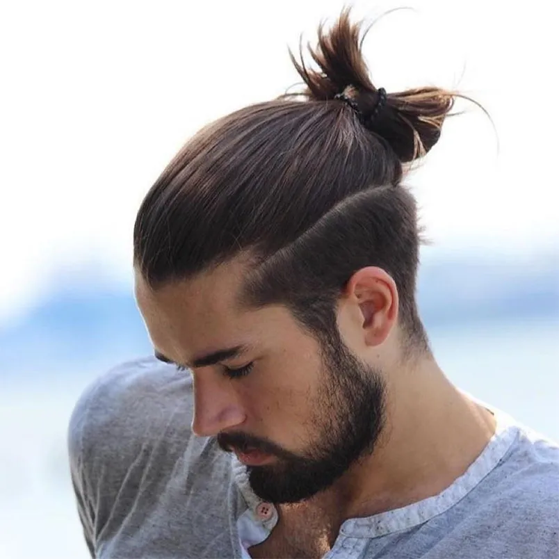 15+ kiểu tóc nam dài cột từ đơn giản, cá tính đến lãng tử, sáng tạo –  Cardina