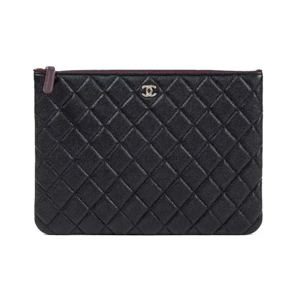 Túi Cầm Tay Chanel Pouch Classic Màu Đen