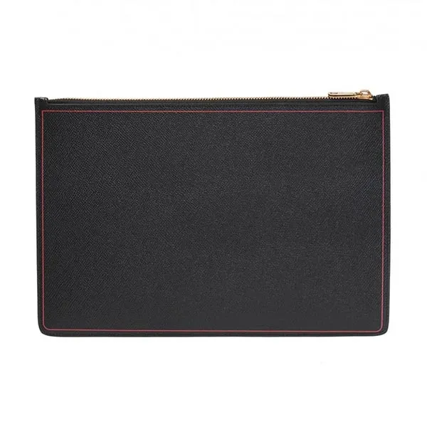 Túi Cầm Tay Nam Dolce & Gabbana D&G Clutch DG Vương Miện Màu Đen