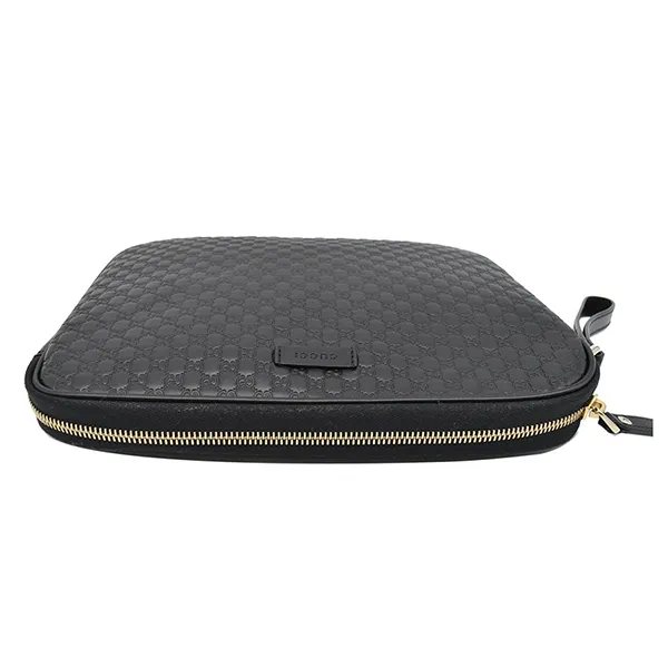 Túi Cầm Tay Nam Gucci GG Microguccissima Leather Clutch Màu Đen - Túi xách - Vua Hàng Hiệu