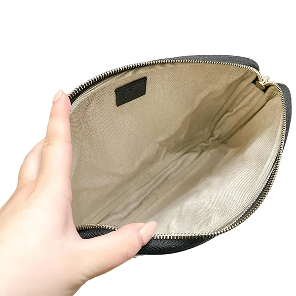 Túi Cầm Tay Nam Gucci GG Microguccissima Leather Clutch Màu Đen - Túi xách - Vua Hàng Hiệu