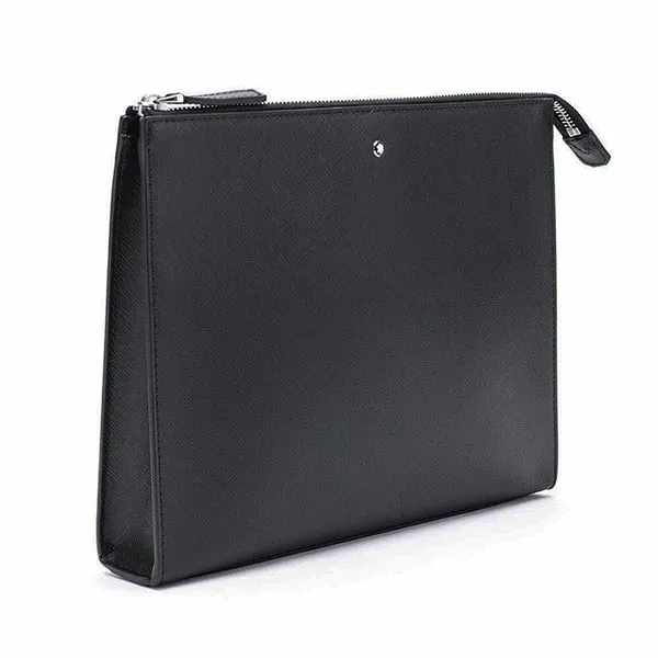 Túi Cầm Tay Nam Montblanc MB 126054 Sartorial Basic Clutch Bag Màu Đen