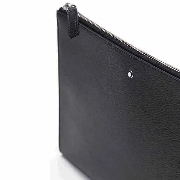 Túi Cầm Tay Nam Montblanc MB 126054 Sartorial Basic Clutch Bag Màu Đen