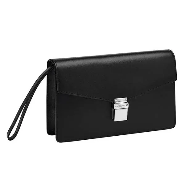 Túi Cầm Tay Nam Montblanc Meisterstuck Clutch Bag Màu Đen