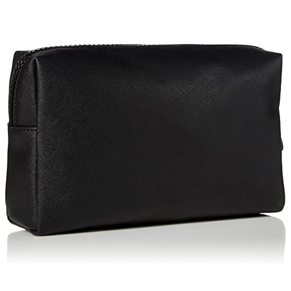 Túi Cầm Tay Nữ Karl Lagerfeld Paris Women's Cosmetic Bag Màu Đen