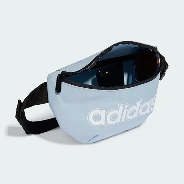 Túi Đeo Chéo Adidas Classic Foundation Waist Bag IK5777 Màu Xanh Nhạt - Túi xách - Vua Hàng Hiệu