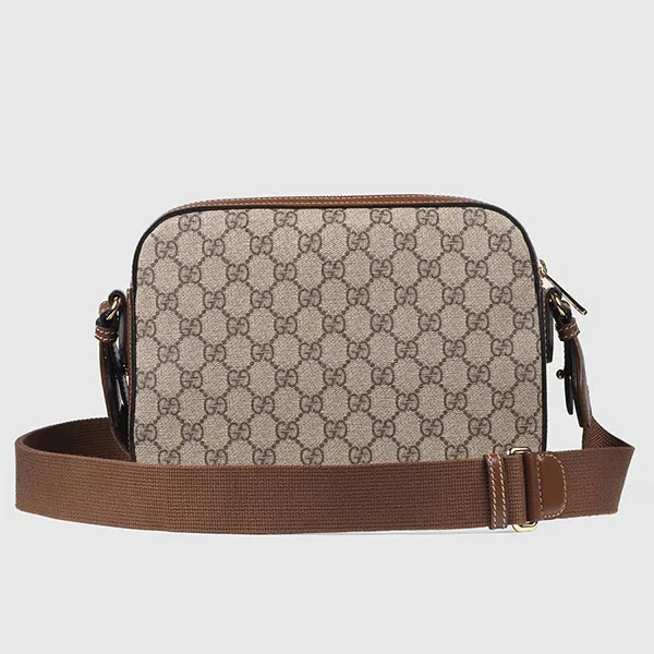 Túi Đeo Chéo Gucci Messenger With Interlocking G 675891 92THG 8563 Màu Nâu
