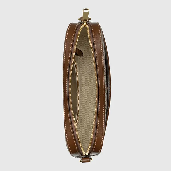 Túi Đeo Chéo Gucci Messenger With Interlocking G 675891 92THG 8563 Màu Nâu