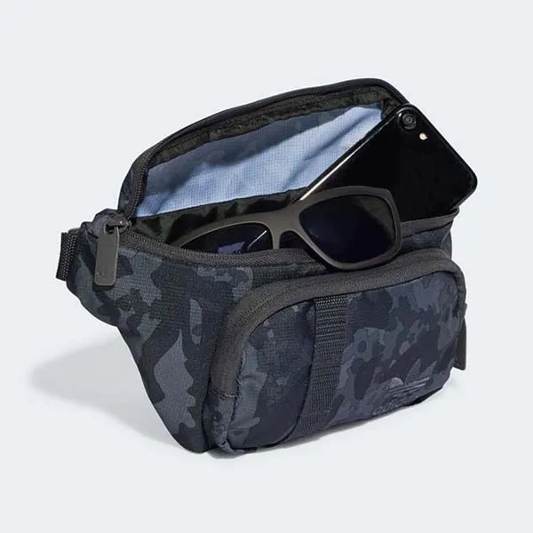 Túi Đeo Chéo Nam Adidas Camouflage Waist Bag IJ5049 Màu Xám Đen