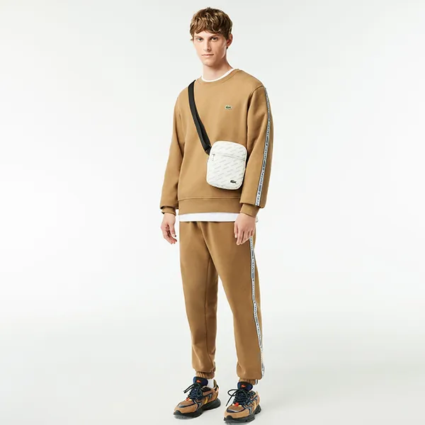 Túi Đeo Chéo Nam Lacoste Seasonal Bag NH4448 M71 Màu Trắng