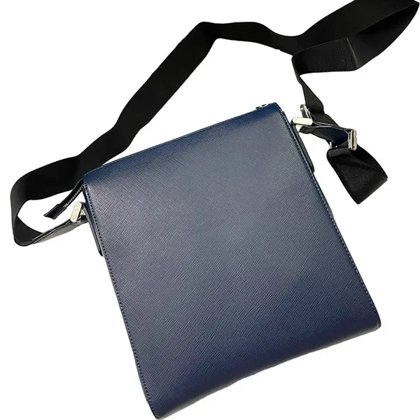 Túi Đeo Chéo Nam MontbLanc Sartorial Envelope Bag 126745 Màu Xanh