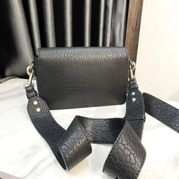 Túi Đeo Chéo Nữ Dior J'Adior Shoulder Bag In Black Grained Leather Màu Đen - Túi xách - Vua Hàng Hiệu