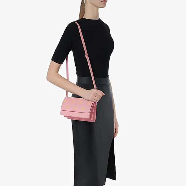 Túi Đeo Chéo Nữ Find Kapoor Accordion Bag 18 Pattern DFFB20ATSL2PK Màu Hồng