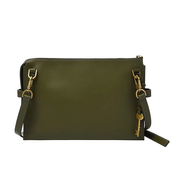 Túi Đeo Chéo Nữ Fossil Kier Crossbody Bag ZB1697376 Màu Xanh Rêu - Túi xách - Vua Hàng Hiệu