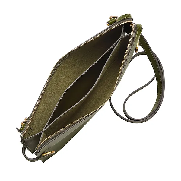 Túi Đeo Chéo Nữ Fossil Kier Crossbody Bag ZB1697376 Màu Xanh Rêu - Túi xách - Vua Hàng Hiệu