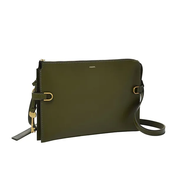 Túi Đeo Chéo Nữ Fossil Kier Crossbody Bag ZB1697376 Màu Xanh Rêu - Túi xách - Vua Hàng Hiệu