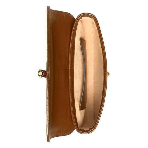 Túi Đeo Chéo Nữ Gucci Canvas in Beige Natural Jackie 1961 Belt Bag Màu Nâu Be - Túi xách - Vua Hàng Hiệu
