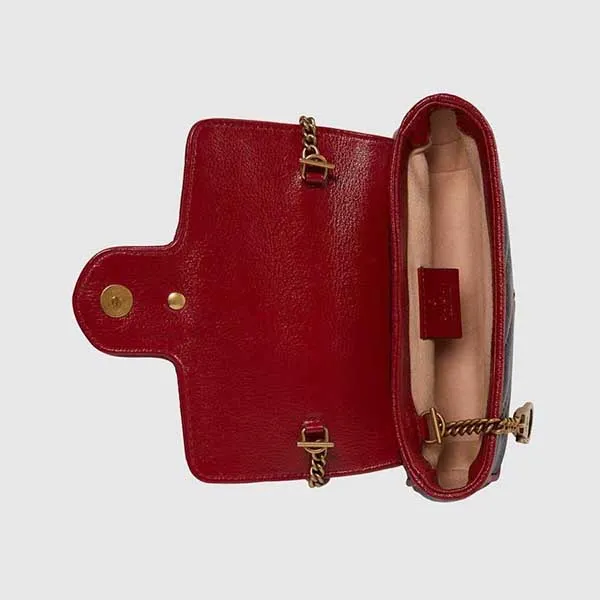 Túi Đeo Chéo Nữ Gucci GG Marmont Super Mini Bag 574969 Màu Đen - Túi xách - Vua Hàng Hiệu