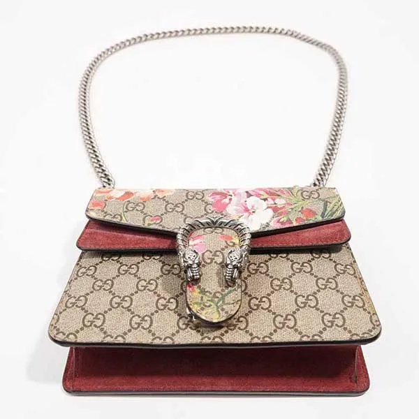 Túi Đeo Chéo Nữ Gucci Women’s Dionysus Mini Màu Be Đỏ