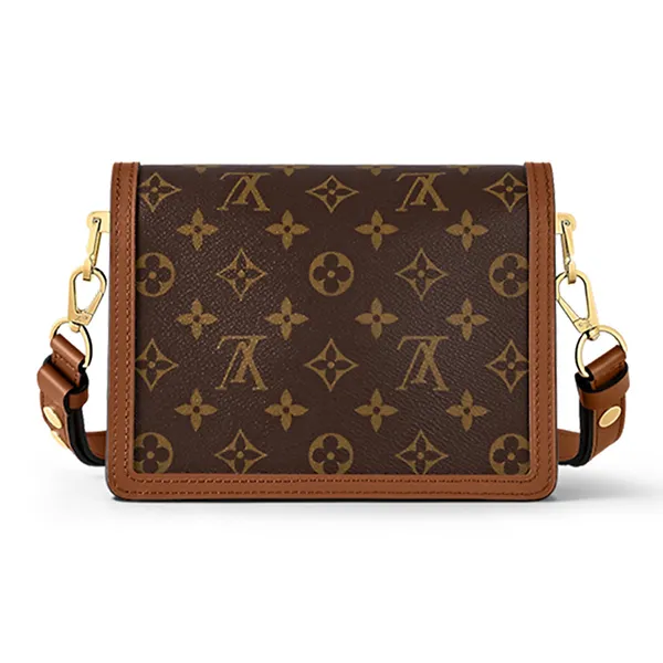 Túi Đeo Chéo Nữ Louis Vuitton LV Dauphine Mini Monogram Brown M45959 Màu Nâu Đen - 5