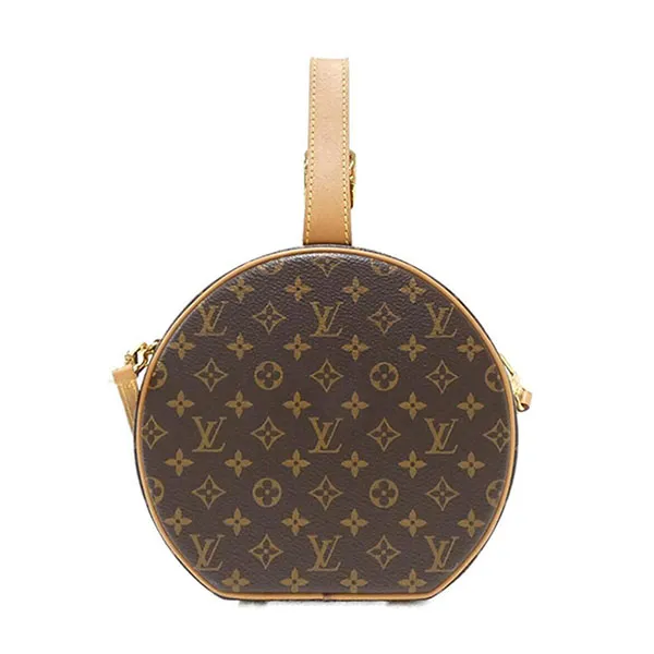 Túi Đeo Chéo Nữ Louis Vuitton LV Petite Boite Chapeau Bag M43514 Màu Nâu Đen