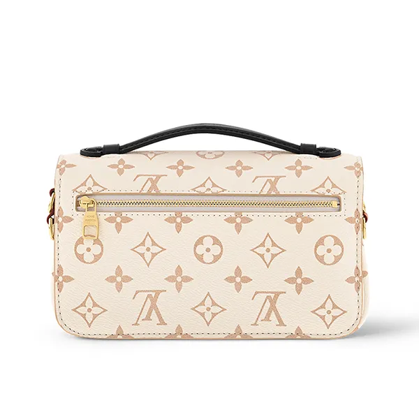 Túi Đeo Chéo Nữ Louis Vuitton LV Pochette Métis East West M46914 Màu Kem - Túi xách - Vua Hàng Hiệu