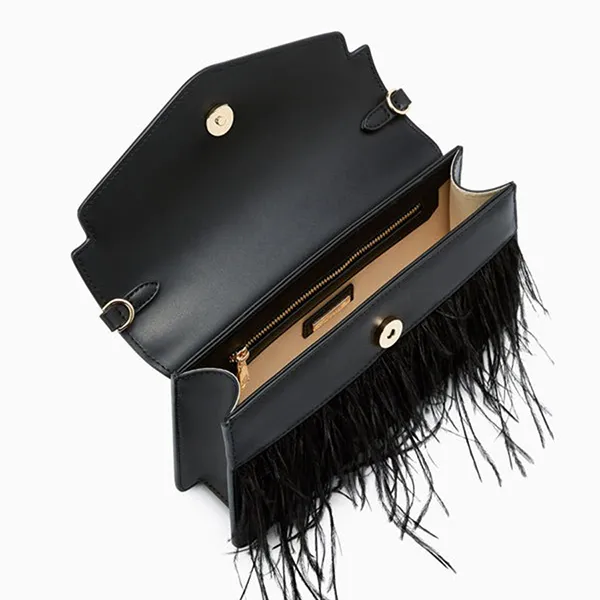 Túi Đeo Chéo Nữ Lyn Allie Lockie (Ft) Crossbody Bags LL24CBF262 Màu Đen