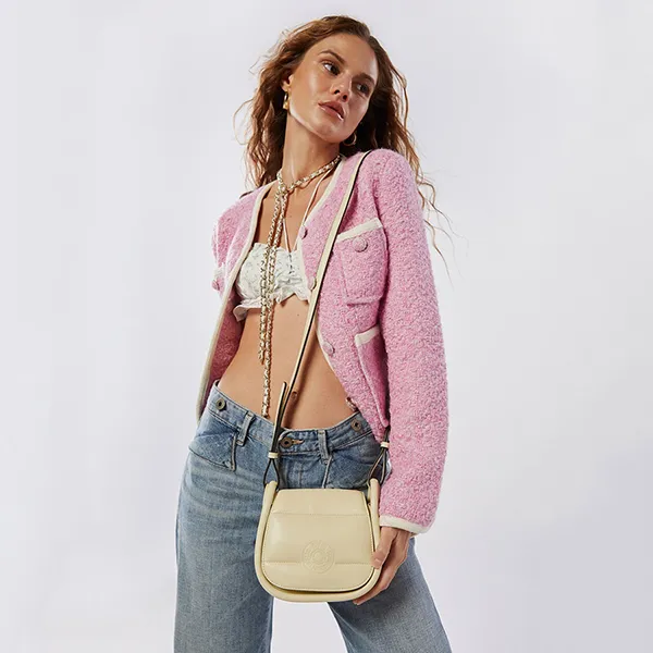 Túi Đeo Chéo Nữ Lyn Britton M Crossbody Bags LL23FBF181 Màu Vàng