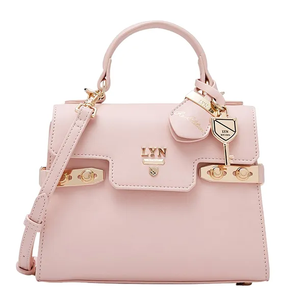 Túi Đeo Chéo Nữ Lyn Re-Edit Ray Fineness Flap S Crossbody Bags LL24CBS190 Màu Hồng
