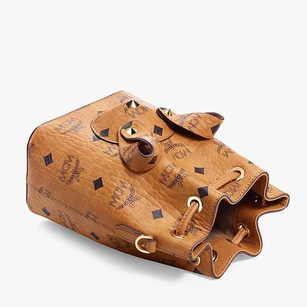 Túi Đeo Chéo Nữ MCM Park RMWDBSXL02C001abbit Bucket Bag in Visetos Màu Nâu