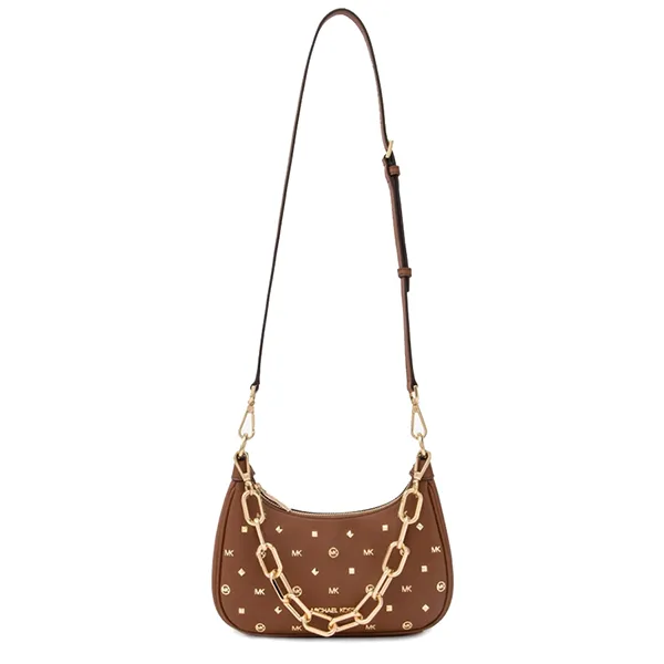 Túi Đeo Chéo Nữ Michael Kors Mk Cora Women's Shoulder Bag Màu Nâu