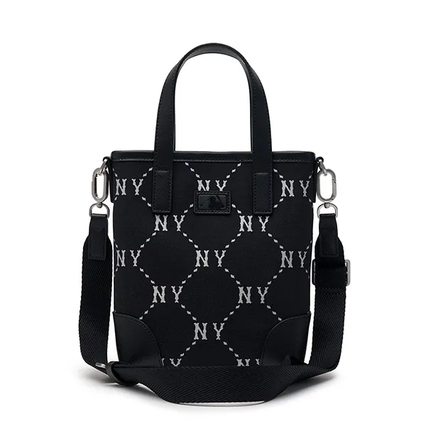 Túi Đeo Chéo Nữ MLB Diamond Monogram Jacquard Mini Cross Bag New York Yankees 3ACRS054N-50BKS Màu Đen