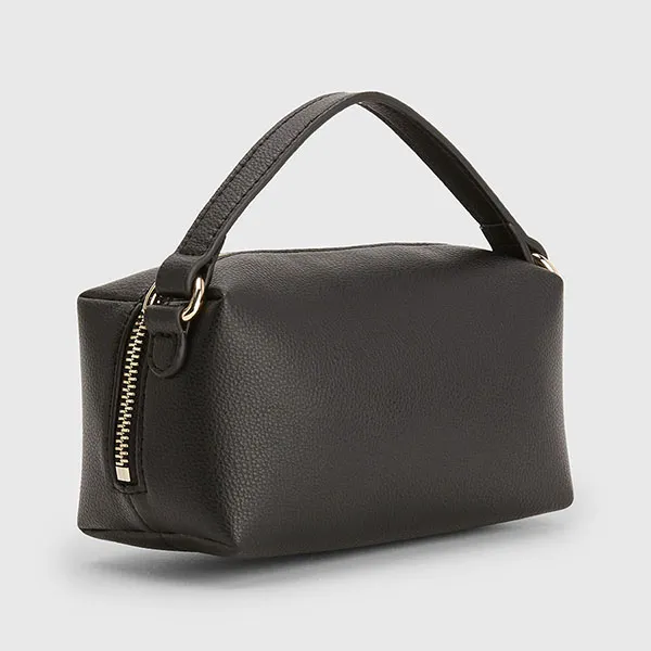 Túi Đeo Chéo Nữ Tommy Hilfiger Small Monogram Crossover Bag AW0AW14511 Màu Đen